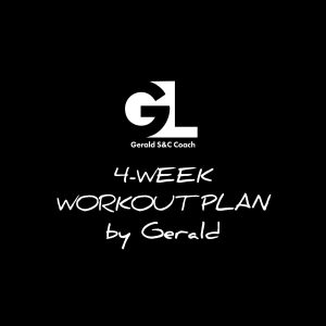 4-week custom training program by Gerald Latifi